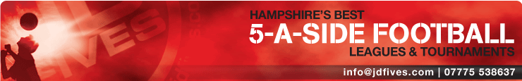 JD Fives 5 a side football Hampshire